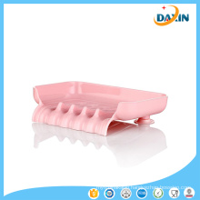 Slip Water Bathroom Silicone Soap Box Cleaning Sponge Dry Storage Holder